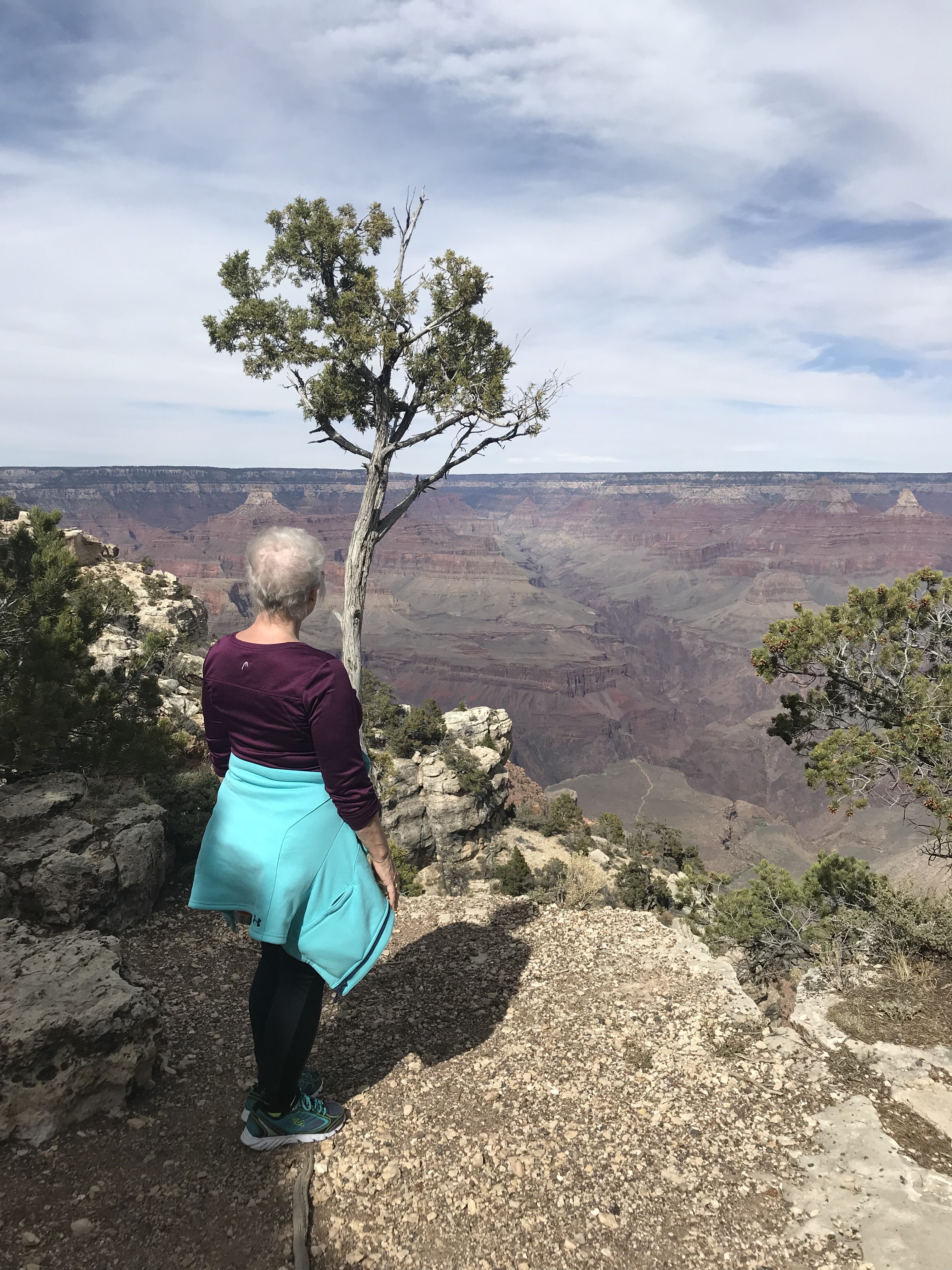 Barb at the Grand Canyon