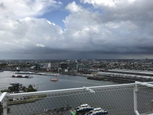A view of Amsterdam from the A'dam Tower
